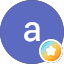 a M